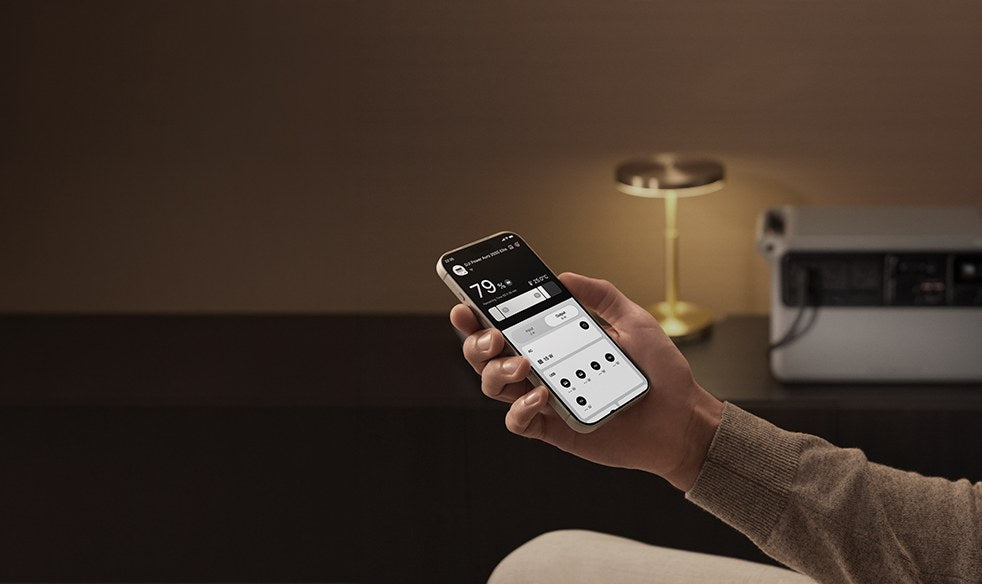 The DJI Home app on a phone