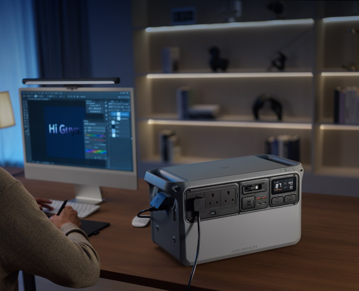 The Auro 2000 Elite as a UPS for a desktop computer